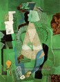 Portrait jeune fille 3 1914 cubisme Pablo Picasso